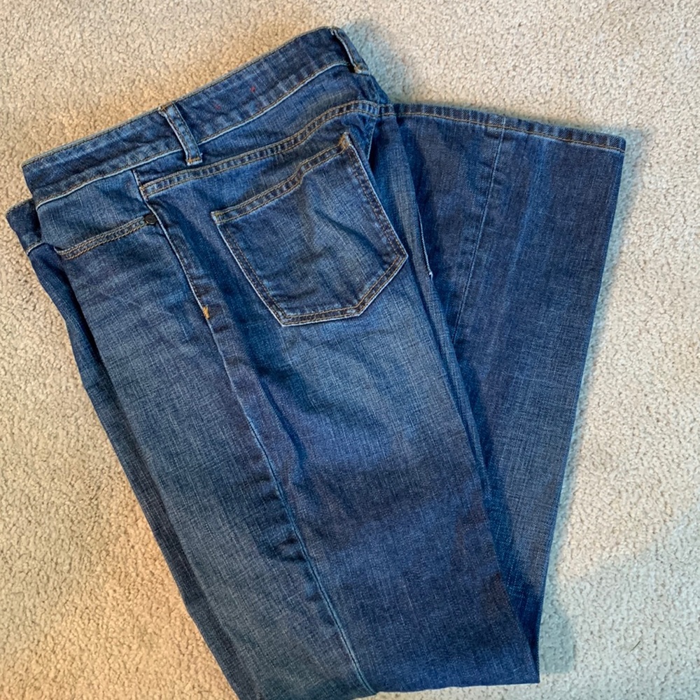 Talbots Heritage Bootcut Blue Denim Jeans Size 8P/29